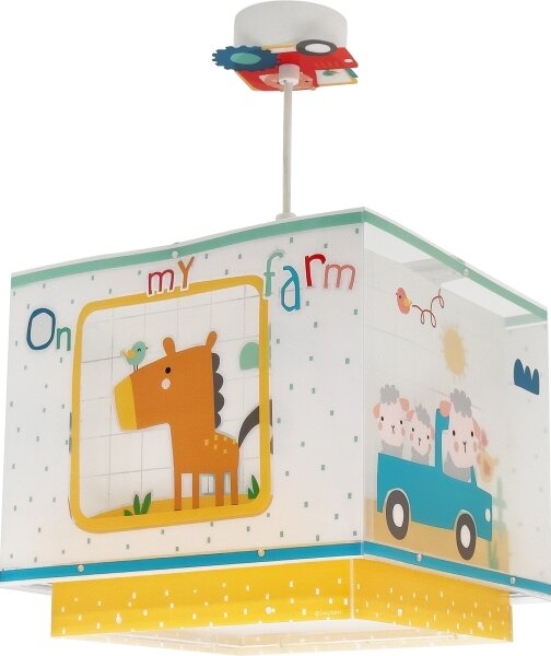 Dalber 63402 - Dětský lustr MY FARM 1xE27/15W/230V