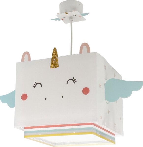 Dalber 64592 - Dětský lustr LITTLE UNICORN 1xE27/15W/230V