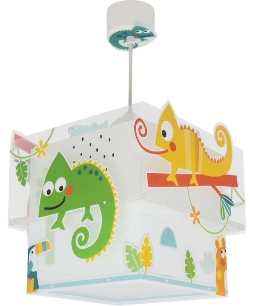 Dalber 63312 - Dětský lustr HAPPY JUNGLE 1xE27/15W/230V