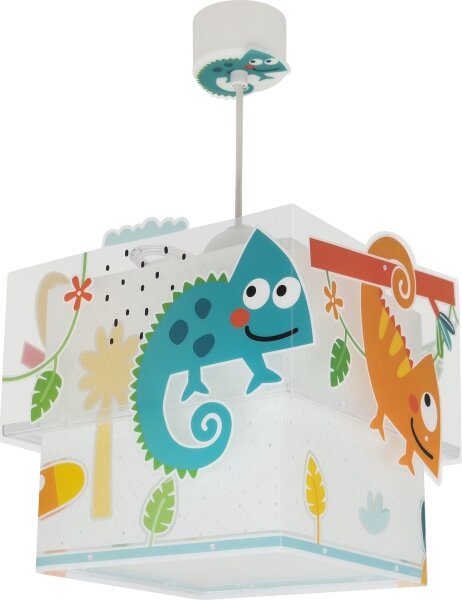 Dalber 63312 - Dětský lustr HAPPY JUNGLE 1xE27/15W/230V