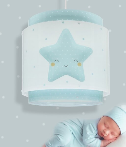 Dalber 76012T - Dětský lustr BABY DREAMS 1xE27/15W/230V modrá