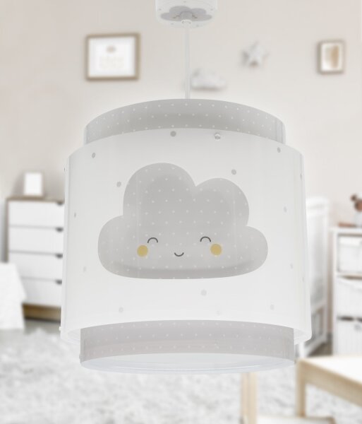 Dalber 76012E - Dětský lustr BABY DREAMS 1xE27/15W/230V šedá