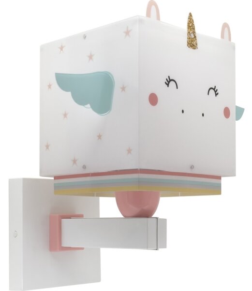 Dalber 64599 - Dětské nástěnné svítidlo LITTLE UNICORN 1xE27/15W/230V