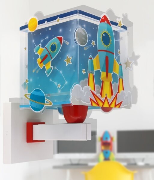 Dalber 63359 - Dětské nástěnné svítidlo ROCKET 1xE27/15W/230V