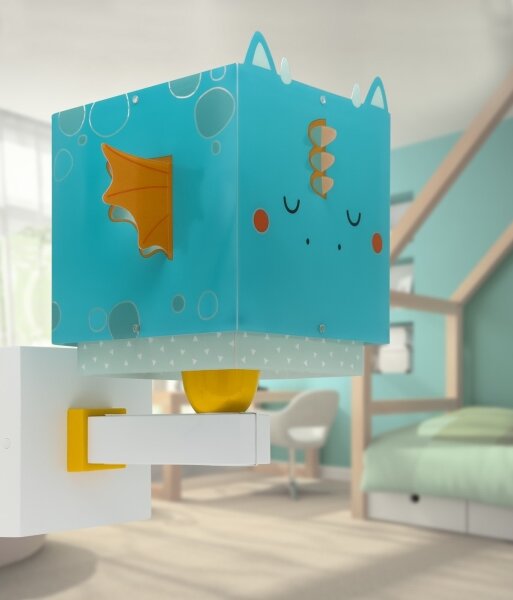 Dalber 64389 - Dětské nástěnné svítidlo LITTLE DRAGON 1xE27/15W/230V