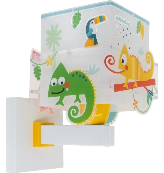 Dalber 63319 - Dětské nástěnné svítidlo HAPPY JUNGLE 1xE27/15W/230V