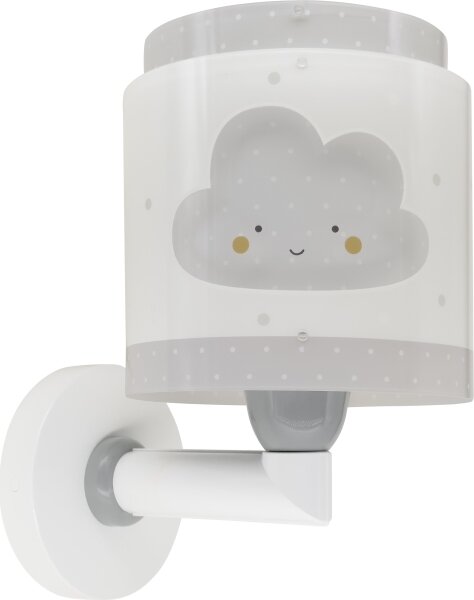 Dalber 76019E - Dětské nástěnné svítidlo BABY DREAMS 1xE27/15W/230V šedá
