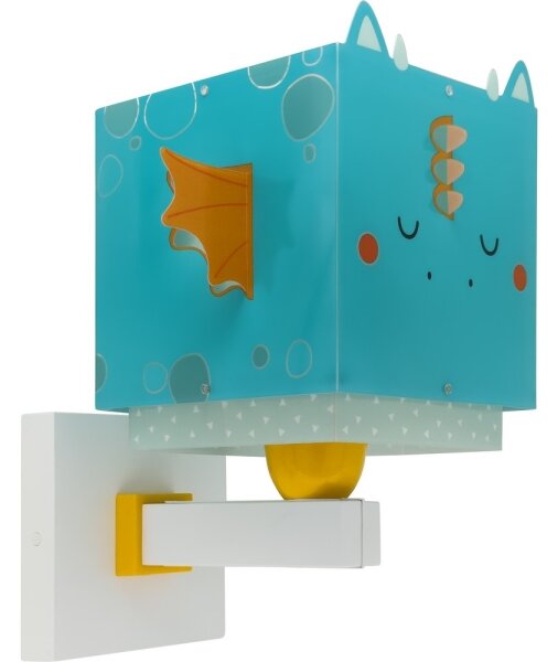 Dalber 64389 - Dětské nástěnné svítidlo LITTLE DRAGON 1xE27/15W/230V