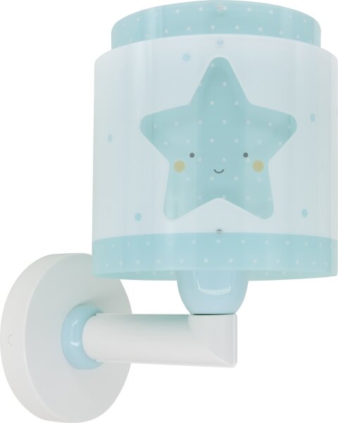 Dalber 76019T - Dětské nástěnné svítidlo BABY DREAMS 1xE27/15W/230V modrá