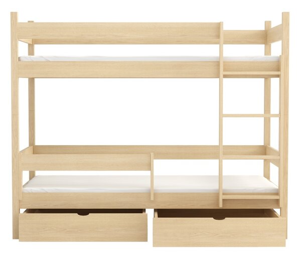 Patrová postel s úložným prostorem Elegant + matrace + rošty