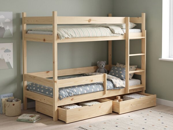 Patrová postel s úložným prostorem Elegant + matrace + rošty