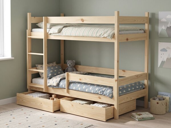 Patrová postel s úložným prostorem Elegant + matrace + rošty