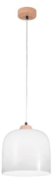Kolarz A1352.31.W - Lustr na lanku NONNA 1xE27/60W/230V dub/bílá