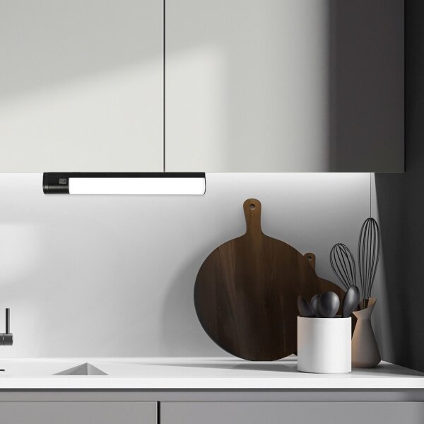 Rabalux 78029 - LED Podlinkové svítidlo se zásuvkou DUDDU LED/17W/230V černá