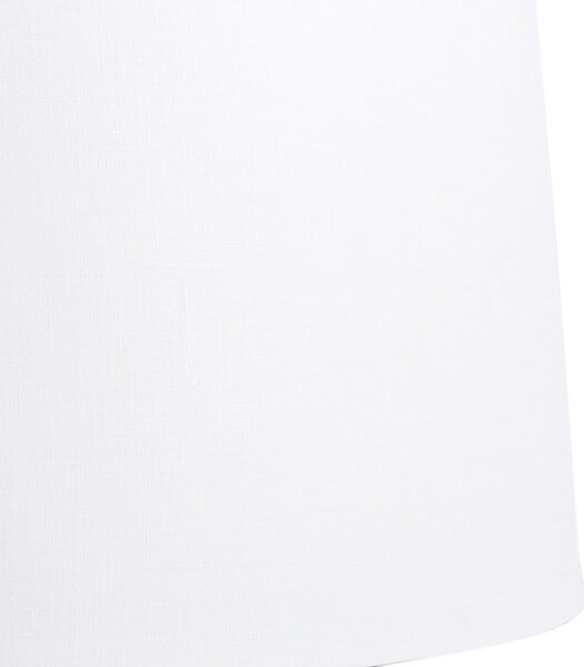 Lněný stínidlo bílé 45 cm