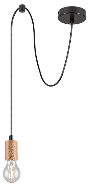 Rabalux 72071 - Lustr na lanku DOLLIEN 1xE27/60W/230V buk