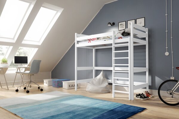 Postel Samio vyvýšená postel ZP 004 Certifikát Bílá 90 x 200 cm