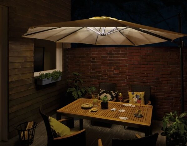 Paulmann 94208 - LED/1,8W Osvětlení slunečníku PARASOL 5V/USB 1,6m