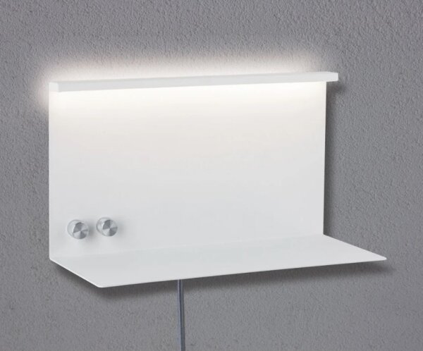 Paulmann 78919 - LED/4,5W Stmívatelné svítidlo s poličkou a USB + LED/1,6W 230V