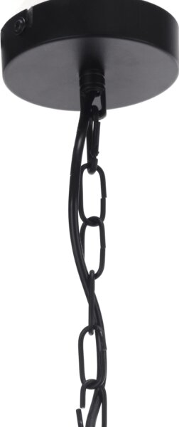 ONLI - Lustr na řetězu ZAIR 1xE27/22W/230V černá/stříbrná