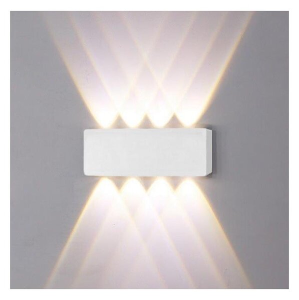 Top Light - LED Venkovní nástěnné svítidlo LED/8W/230V IP44 4000K bílá
