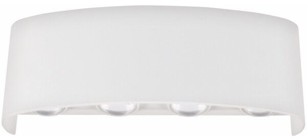 Top Light - LED Venkovní nástěnné svítidlo LED/8W/230V IP44 4000K bílá