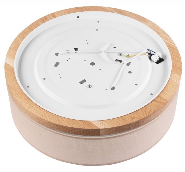 Brilagi - LED Stropní svítidlo BELLADONNA 3xE27/15W/230V pr. 50 cm béžová/dub