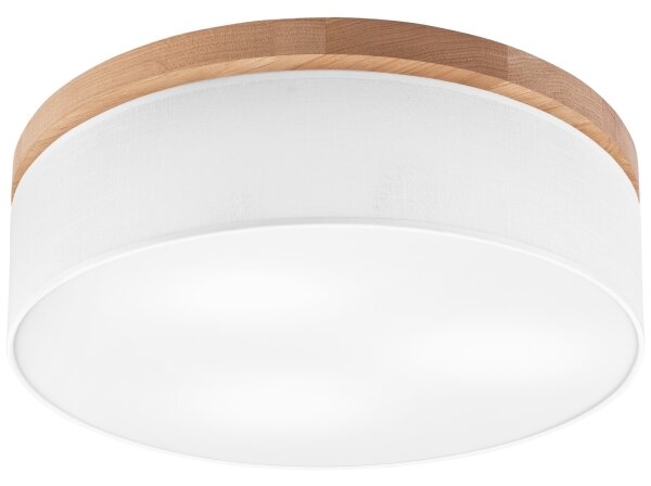 Brilagi - LED Stropní svítidlo BELLADONNA 3xE27/15W/230V pr. 50 cm bílá/dub