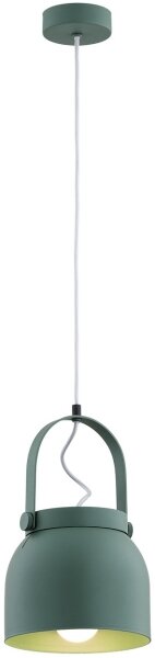 Argon 8283 - Lustr na lanku LOGAN 1xE27/15W/230V pr. 20 cm zelená
