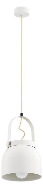 Argon 8280 - Lustr na lanku LOGAN 1xE27/15W/230V pr. 20 cm bílá