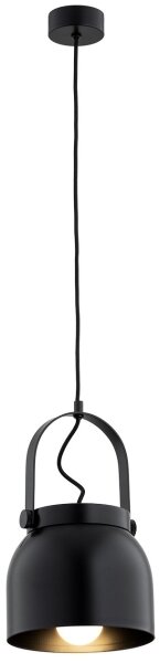 Argon 8281 - Lustr na lanku LOGAN 1xE27/15W/230V pr. 20 cm černá