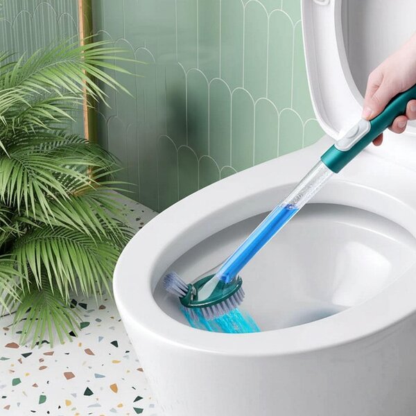 4Leaders Kartáč na wc s dávkovačem čistících prostředků s držákem 49 cm