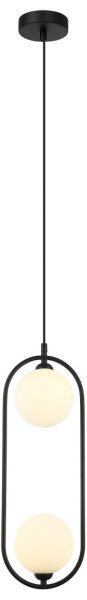 ITALUX PND-3965-2-BK - Lustr na lanku LUPUS 2xG9/25W/230V černá