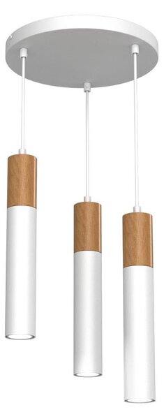 Lustr na lanku CASSA 3xGU10/8W/230V bílá