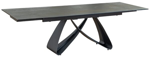 Jídelní stůl INFINITY RUST BLACK 180-220-260 CM keramika rozkládací Nábytek | Jídelní prostory | Jídelní stoly | Rozkládací