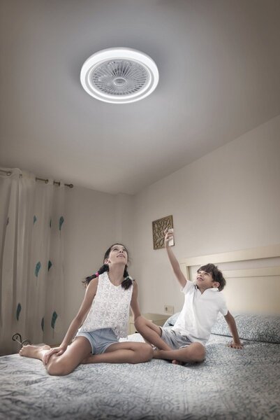 Stropní ventilátor Solano 490 mm 43 W, laditelná bílá