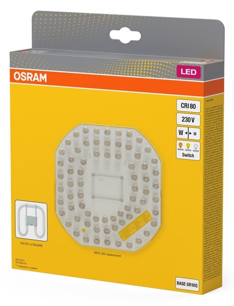 LED žárovka GR10q 18 W DULUX SQ, laditelná bílá, náhrada 38 W