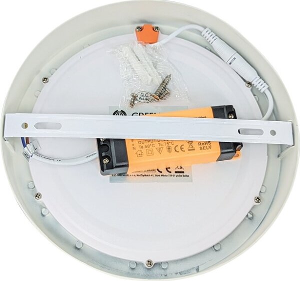 LED Stropní svítidlo FENIX LED/12W/230V 3800K pr. 17 cm sněhově bílá