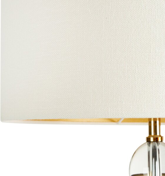 Stojací lampa ALISON 1 02 zlatá / bílá