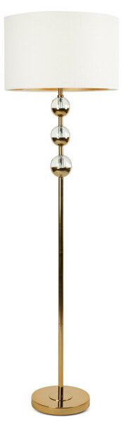 Stojací lampa ALISON 1 02 zlatá / bílá