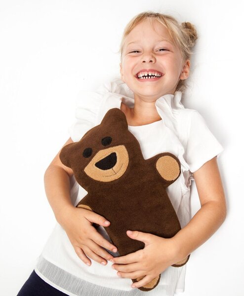 Leschi LESCHÍ Hřející polštářek Teddy 36x26cm béžová