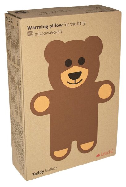 Leschi LESCHÍ Hřející polštářek Teddy 36x26cm béžová
