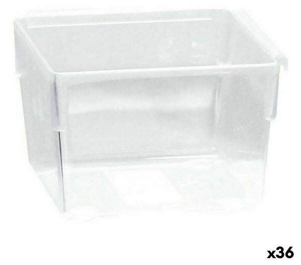 BigBuy Home Multifunkční box Modulovat Transparentní 8 x 8 x 5,3 cm (36 Kusů)
