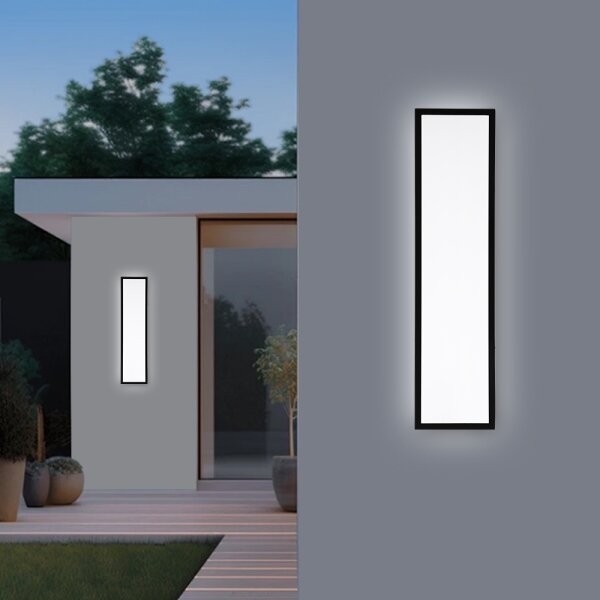 Brilagi- LED Koupelnové stropní svítidlo FRAME LED/40W/230V 120x30 cm IP44 černá