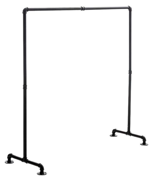 Věšákový stojan Jersey 161761001 - 55x150x150 v industriálním stylu - Černá