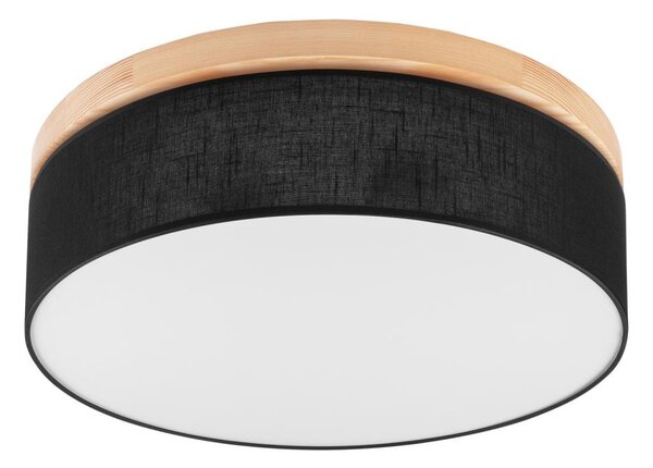 Brilagi - LED Stropní svítidlo BELLADONNA 3xE27/15W/230V pr. 50 cm černá/borovice