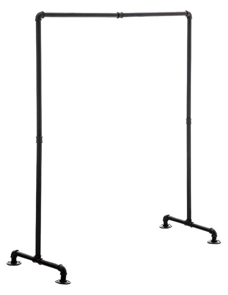 Věšákový stojan Jersey 161760901 - 55x120x150 v industriálním stylu - Černá