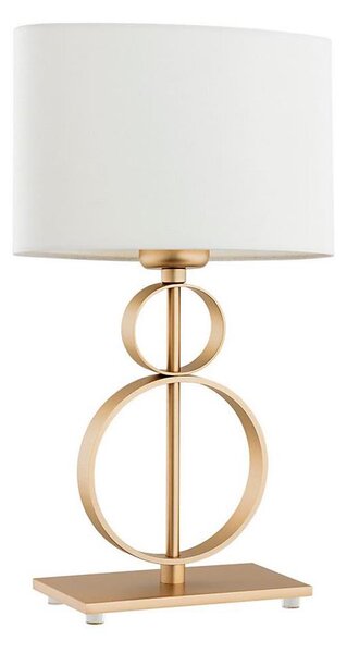 Argon 8310 - Stolní lampa PERSEO 1xE27/15W/230V 42 cm krémová/zlatá