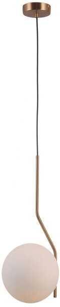 ITALUX PND-3300-1-HBR - Lustr na lanku CARIMI 1xE27/5W/230V mosaz