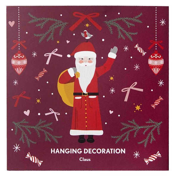 Závěsná dekorace Claus Gold Pluto Design
